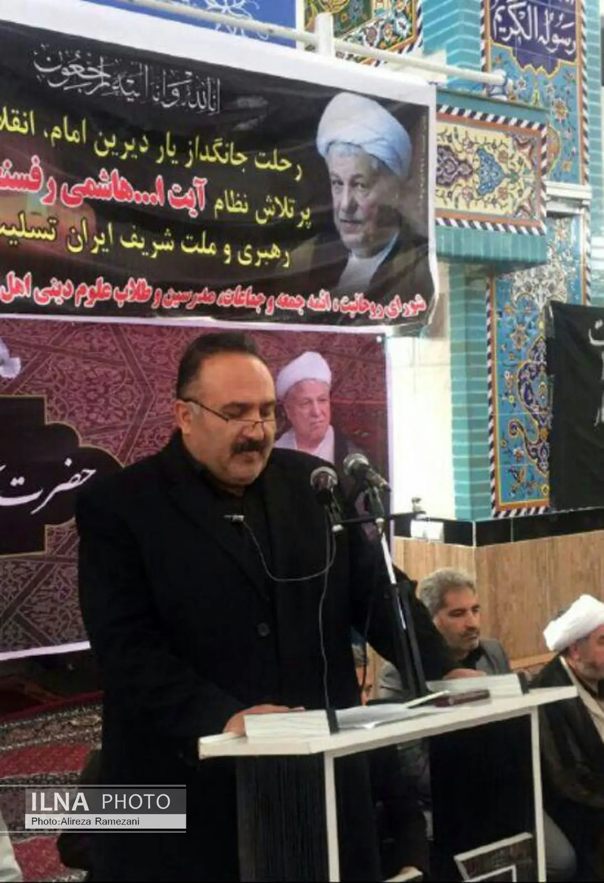 مجلس ترحیم آیت‌الله هاشمی(ره) در سلماس برگزار شد