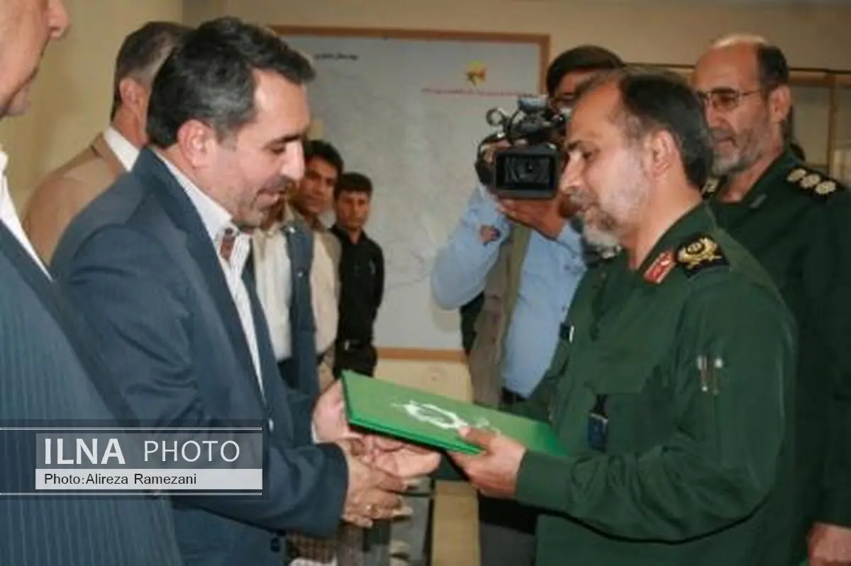 تقدیر فرمانده ارشد نظامی کهگیلویه و بویراحمد از مدیرعامل شرکت برق استان