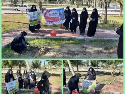 پویش هر ایرانی یک نهال در هندیجان انجام شد