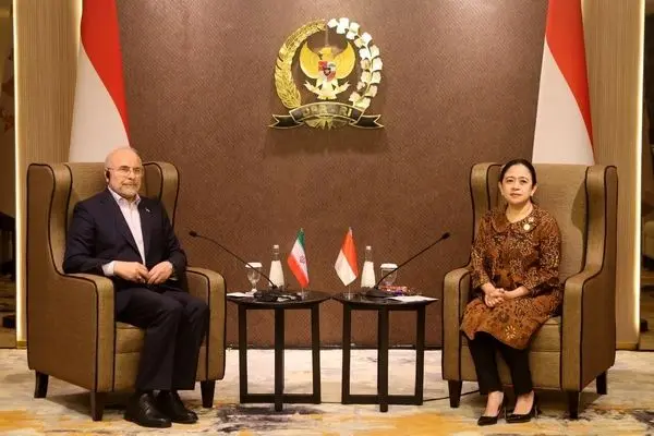 قاليباف يلتقي رئيسة البرلمان الاندونيسي