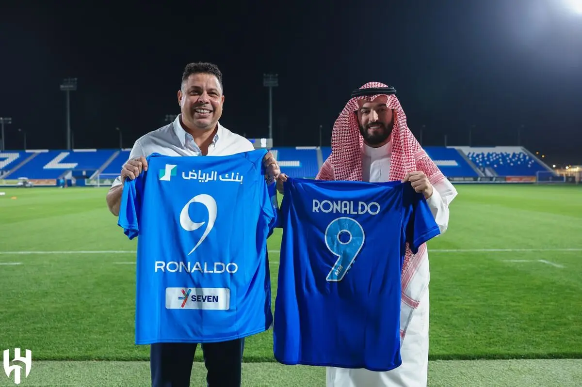 رونالدو در تمرینات الهلال (عکس)