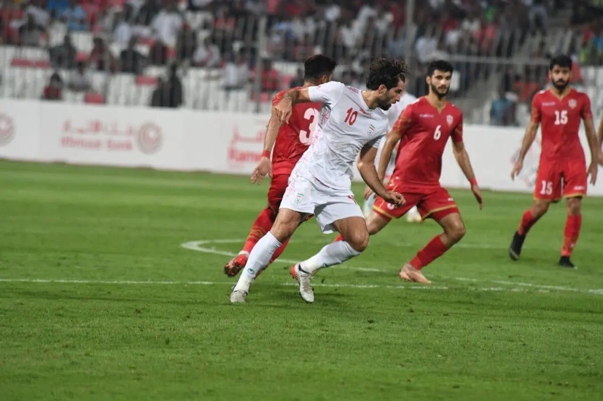 تصاویری از دیدار ایران - بحرین