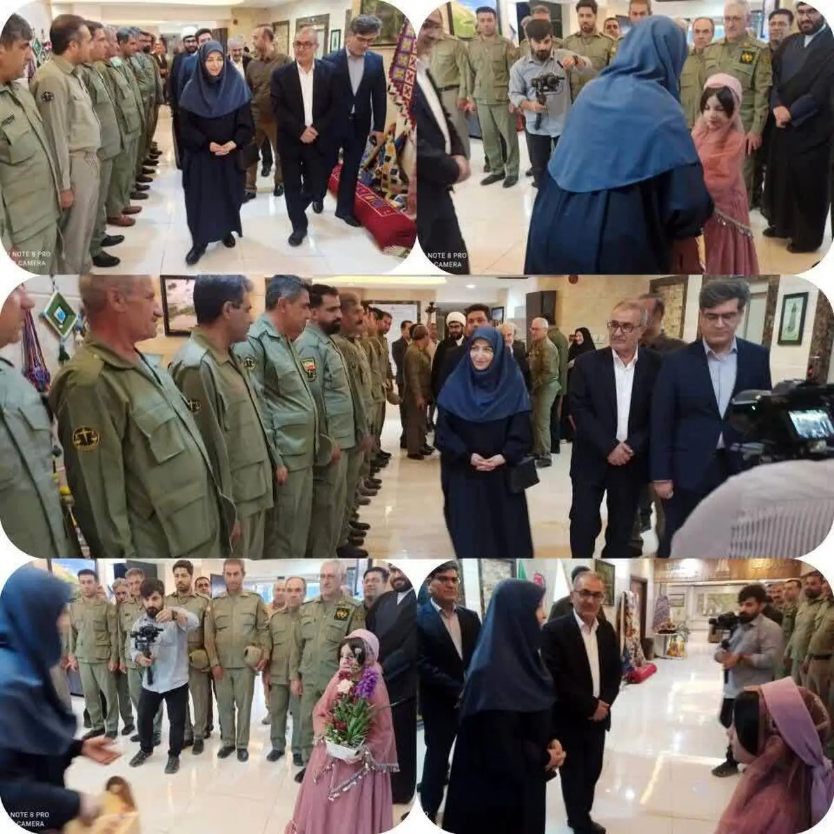 شینا انصاری به کهگیلویه و بویراحمد سفر کرد