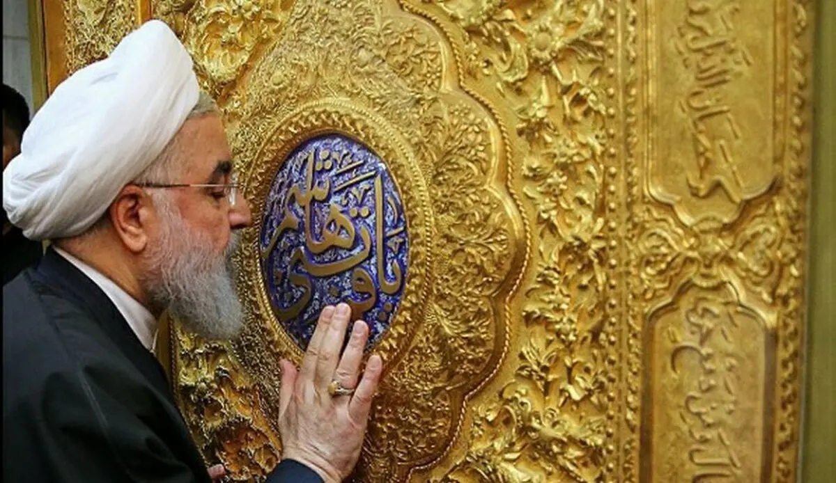 الرئیس روحانی یصل النجف الاشرف