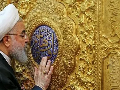 الرئیس روحانی یصل النجف الاشرف
