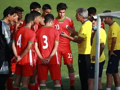 برگزاری دیدار دوستانه تیم ملی فوتبال زیر 15 سال با جوانان شاهین تهران 