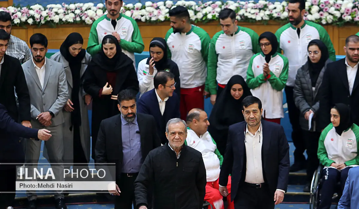 مراسم تجلیل از مدال‌آوران المپیک و پارالمپیک پاریس با حضور رییس جمهور