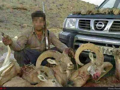 عکس یادگاری با شکار ، عامل دستگیری شکارچیان زاوه شد
