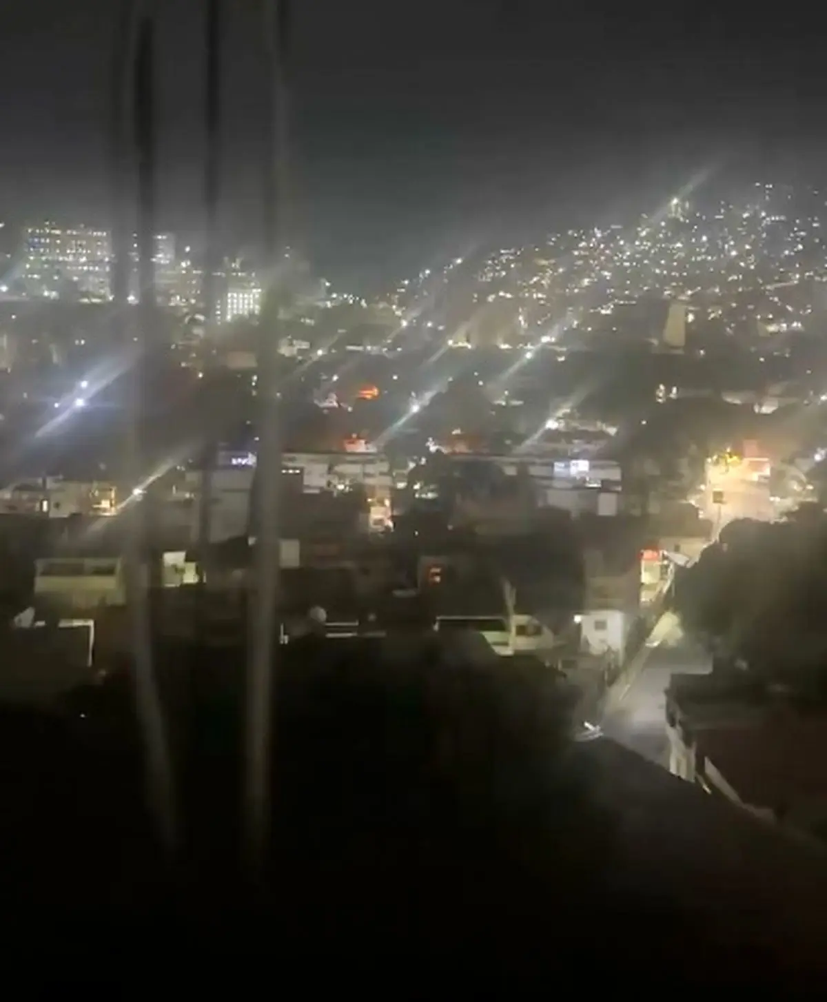 ویدئویی از آغاز حملات آمریکا به ونزوئلا