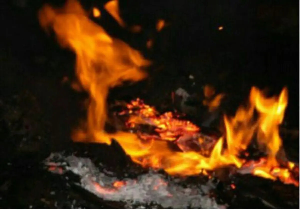 آتش سوزی در انبار کارخانه قارچ شهرکرد