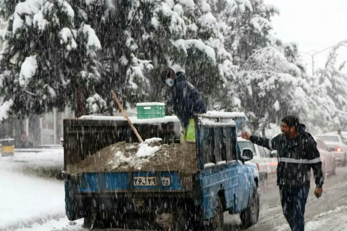 ۸۸۰ پاکبان در ارومیه  برای بارش برف  در آماده‌باش کامل هستند