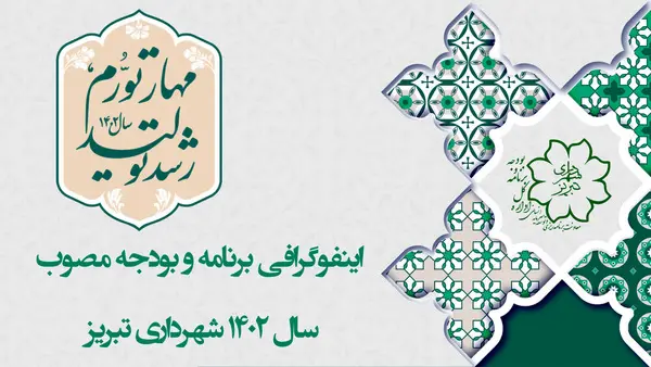 اینفوگرافی برنامه و بودجه مصوب سال ۱۴۰۲ شهرداری تبریز منتشر شد