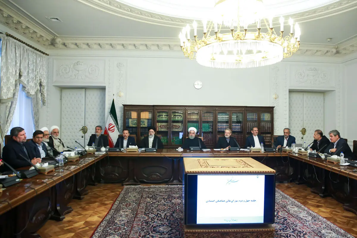 اولین جلسه شورای عالی هماهنگی اقتصادی پس از سهمیه‌بندی بنزین + تصاویر