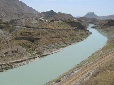 دومین مرحله رهاسازی آب از سد کوثر در رودخانه زهره