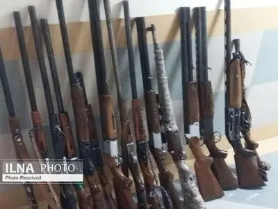 توقیف ۷۹۸ انواع سلاح و ابزار شکار در قزوین