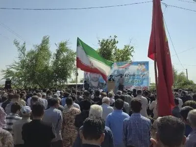 وداع مردم اندیمشک با شهید مدافع کشور «سروان پاسدار حمید دالوند»