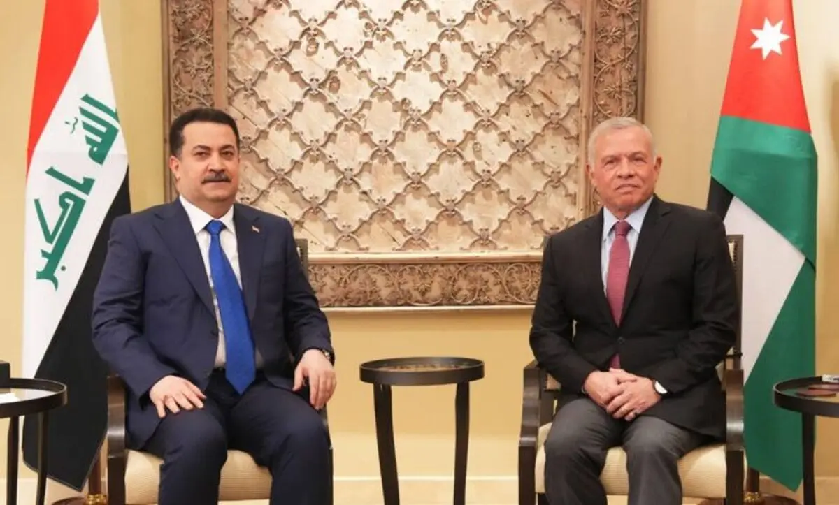دیدار السودانی با پادشاه اردن در امان
