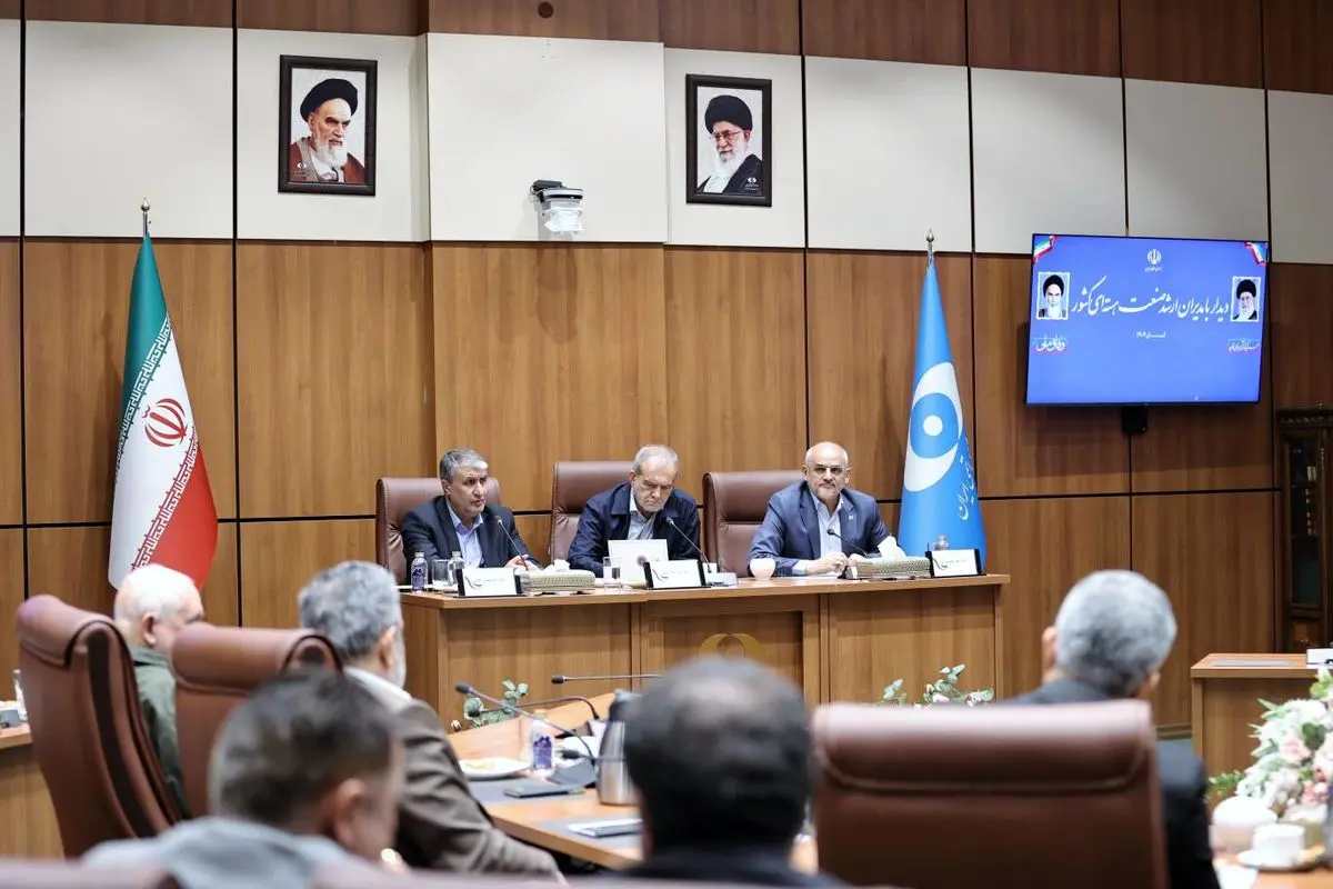 ارائه گزارشی از سازمان انرژی اتمی به رییس‌جمهور توسط اسلامی 