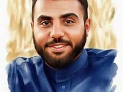 پرتره‌ خلاقانه از شهید ابوعبیده توسط هنرمند یمنی + فیلم