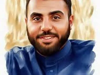 پرتره‌ خلاقانه از شهید ابوعبیده توسط هنرمند یمنی + فیلم