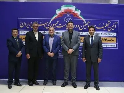 حضور وزیر کشاورزی لبنان در مراسم تحلیف رئیس‌جمهور