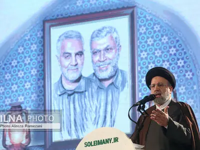 مراسم دومین سالگرد شهادت سردار سلیمانی در مصلی تهران