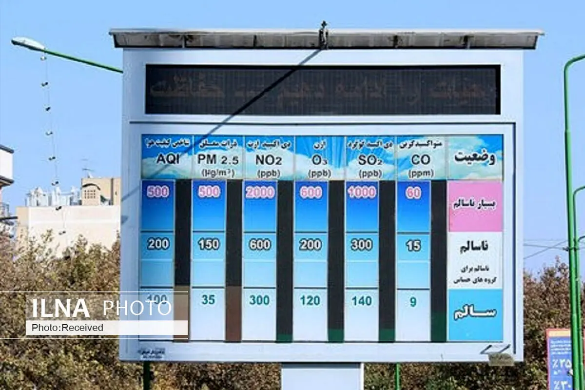 اعداد نشان داده شده در ایستگاه سنجش آلودگی هوای آبیک مورد تایید نیست