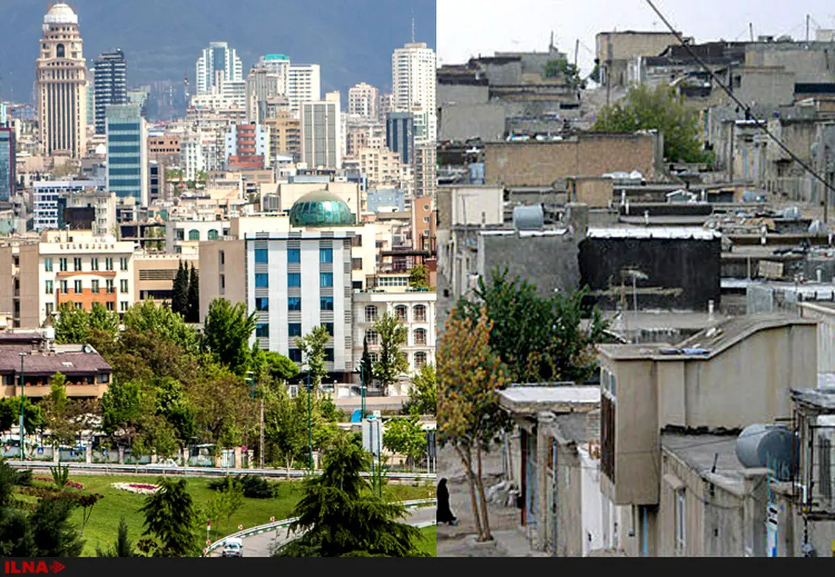 دوقطبی شدن فضای شهری پایتخت/طرد طبقات محروم/فقرا جرات پا گذاشتن به مناطق اعیان‌نشین را ندارند
