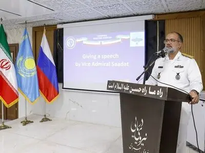خواهان تعامل و همکاری در راستای تامین امنیت دریای خزر با کشورهای همسایه هستیم
