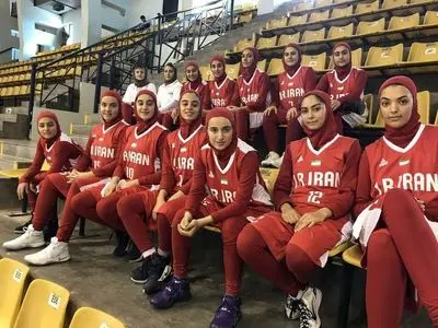 پیروزی مقتدرانه دختران بسکتبال ایران در برابر نپال