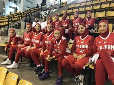 پیروزی مقتدرانه دختران بسکتبال ایران در برابر نپال