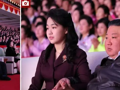 حضور خانواده رهبر کره‌شمالی در کنسرت ویژه روز جهانی زن