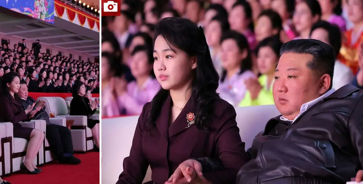حضور خانواده رهبر کره‌شمالی در کنسرت ویژه روز جهانی زن