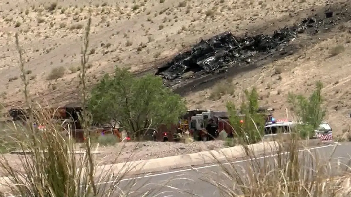 سقوط جنگنده اف-۳۵ آمریکایی در نیو مکزیکو