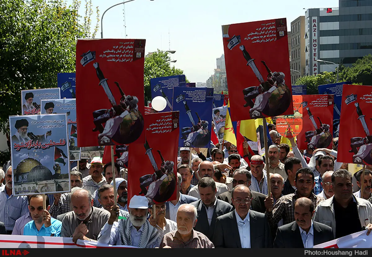 بازتاب راهپیمایی روز قدس در خبرگزاری آسوشیتدپرس