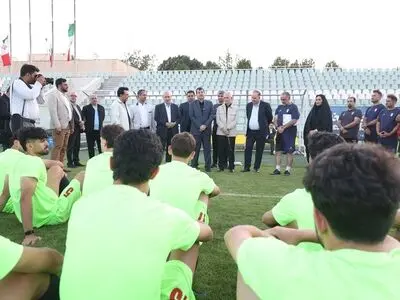 گزارش تصویری حضور دنیامالی و تاج در تمرین تیم ملی امید