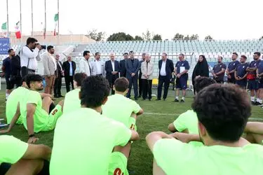 گزارش تصویری حضور دنیامالی و تاج در تمرین تیم ملی امید
