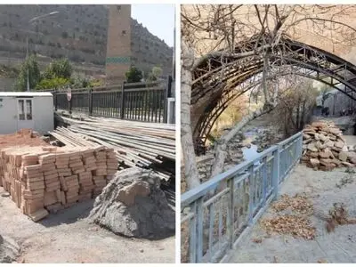 عملیات اجرایی مرمت پل خاتون آغاز شد