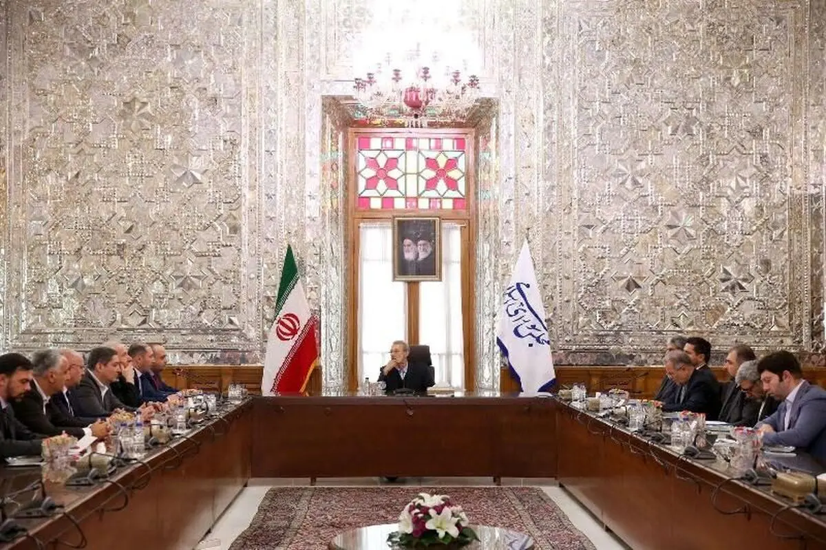 لاریجانی بر توسعه روابط میان تهران و تفلیس تاکید کرد