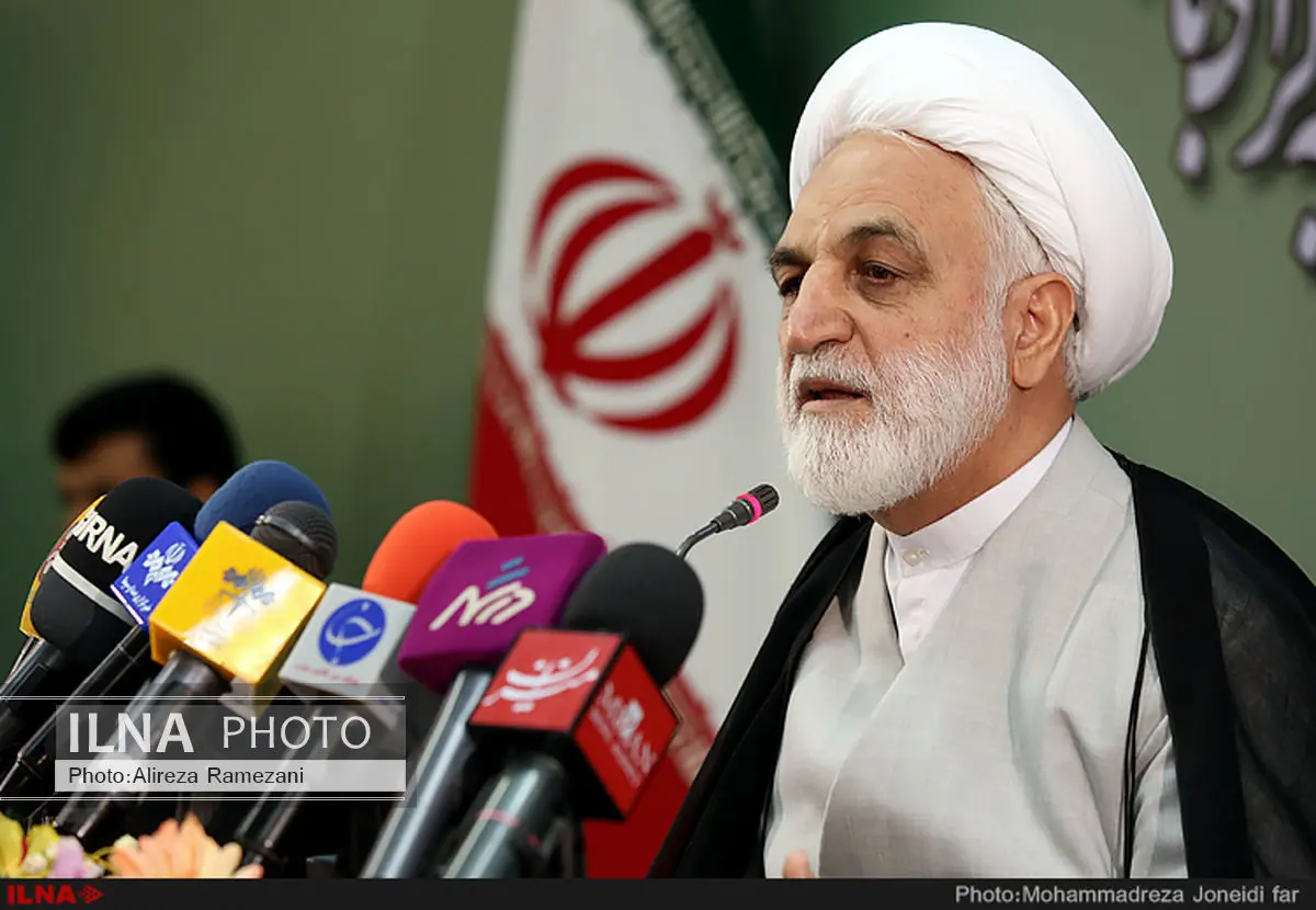توضیحات اژهای در مورد حسابهای قوه قضاییه، لغو سخنرانی مطهری، فاضل لاریجانی، سعید طوسی، مرتضوی و بابک زنجانی