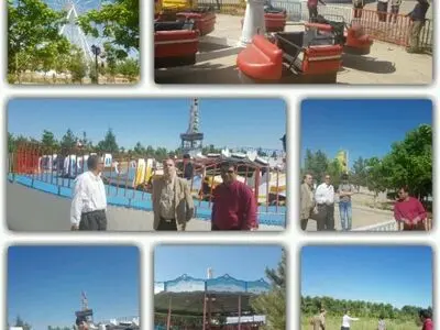 نصب بزرگترین چرخ فلک خاورمیانه در شهربازی کوهسار