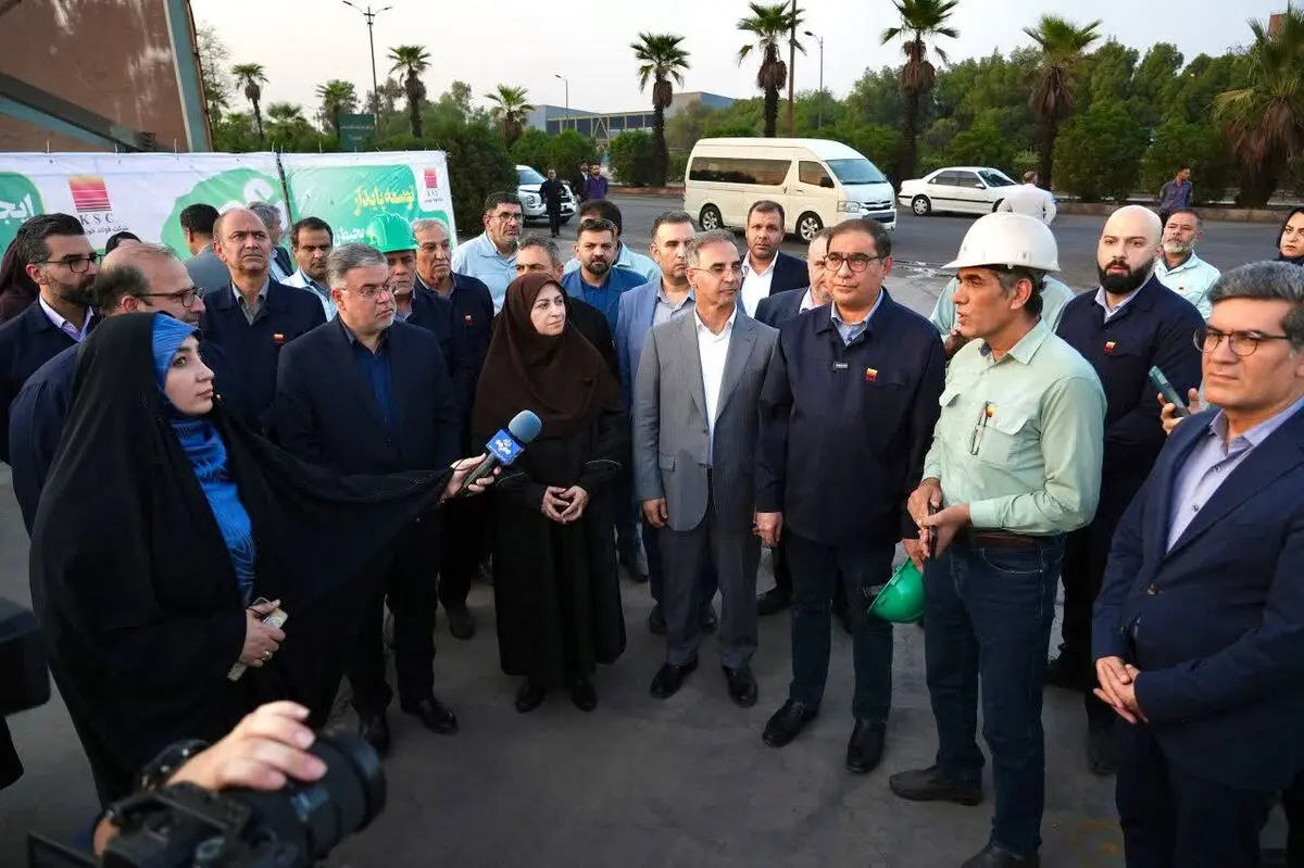ویندفنسینگ فولاد خوزستان اقدامی خلاقانه برای کاهش انتشار آلاینده‌هاست
