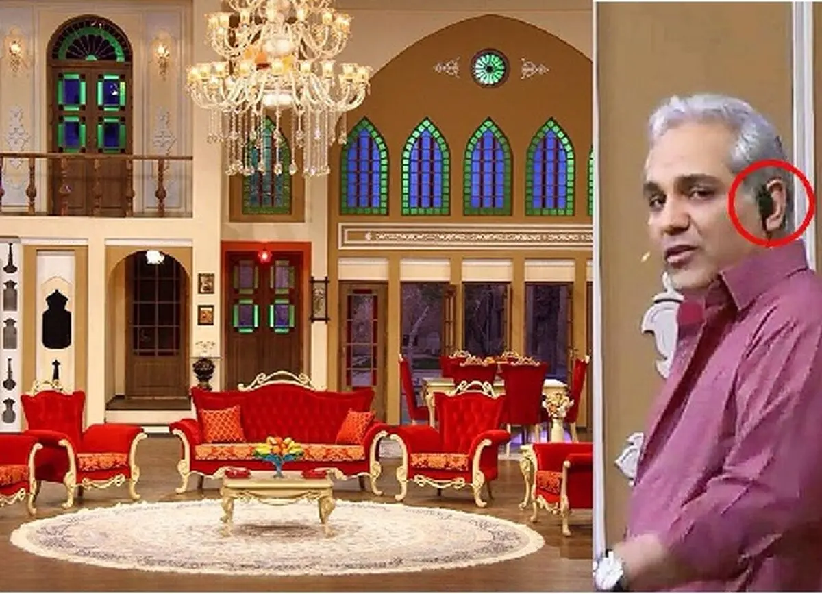 راز گوشی مهران مدیری در «دورهمی»(عکس)