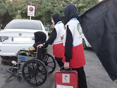 امدادرسانی هلال احمر به بیش از ۱۵ هزار نفر در مراسم جاماندگان اربعین