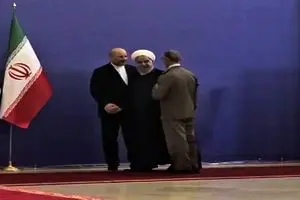 ورود حسن روحانی به صحن مجلس شورای اسلامی
