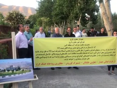 شهرداری کرج در جبران خسارت، عدالت ندارد/ شهردار: مالکان اگر حقوق خود را ثابت کنند، رضایت آنها را جلب می‌کنیم 