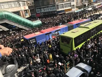 مسدود شدن موقت مسیر میدان امام حسین (ع) تا میدان فردوسی