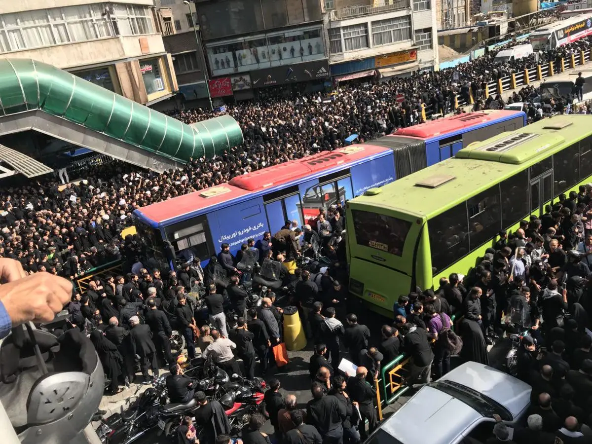 مسدود شدن موقت مسیر میدان امام حسین (ع) تا میدان فردوسی