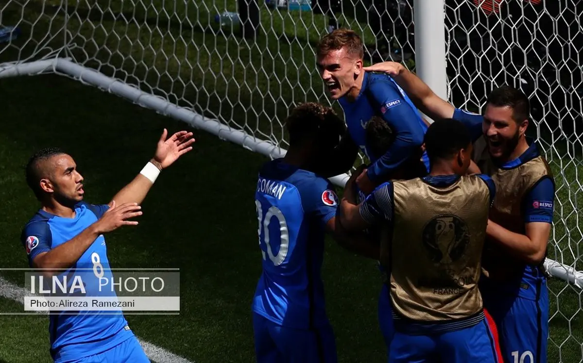 فرانسه 2-1 ایرلند؛ راهیابی میزبان به یک چهارم نهایی با درخشش گریزمان