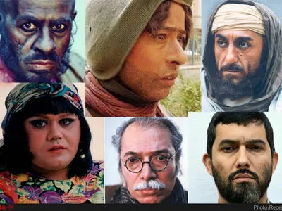 بازیگران سینما قبل و بعد از گریم+فیلم 